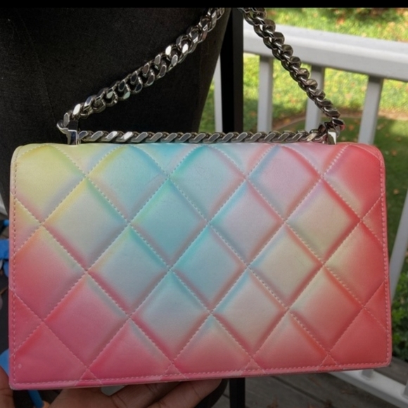 Alexander McQueen Jewelled Ombré Leather Satchel Bag - Picture 11 of 12